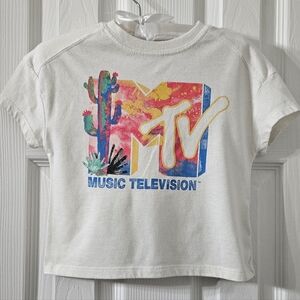 MTV Graphic Tee in White